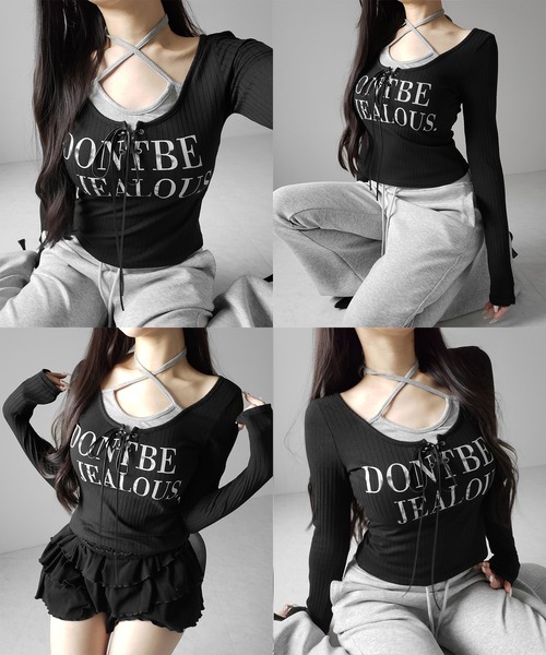 me+em select（ミームセレクト） tシャツ 「 クロスネックにできる