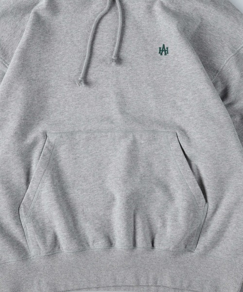 「Right-on」 「Hollywood athletic co」プルオーバーパーカー M グレー メンズ_画像4