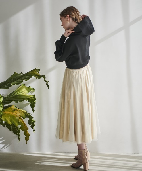 「AND COUTURE」 フレアスカート FREE シルバー レディース_画像8