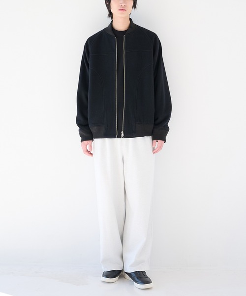 ONE FIFTH GINO ウールブルゾン ONE FIFTH (ワンフィフス) ウールメルトン・ブルゾン