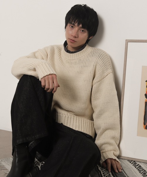 LUCY（ルーシー） セーター ニット LUCY/「25年秋冬新作」クロップド