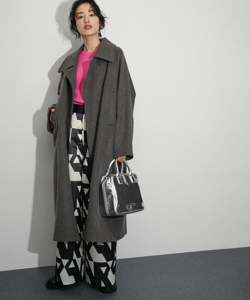 ADAM ET ROPE'（アダムエロペ） コート 36 チャコールグレー