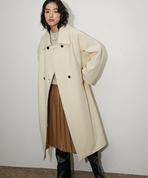 ADAM ET ROPE'（アダムエロペ） コート 36 チャコールグレー