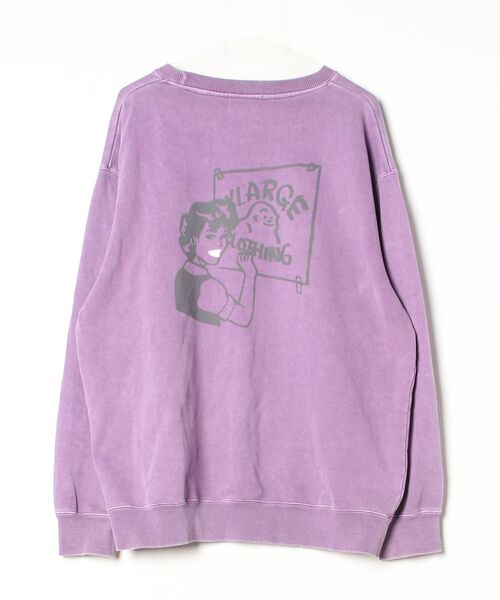 XLARGE」 スウェットカットソー X-LARGE パープル メンズ XLARGE 