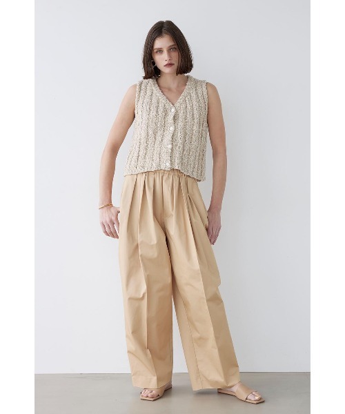 「ALEXIA STAM」 イージーパンツ M ベージュ レディース_画像6