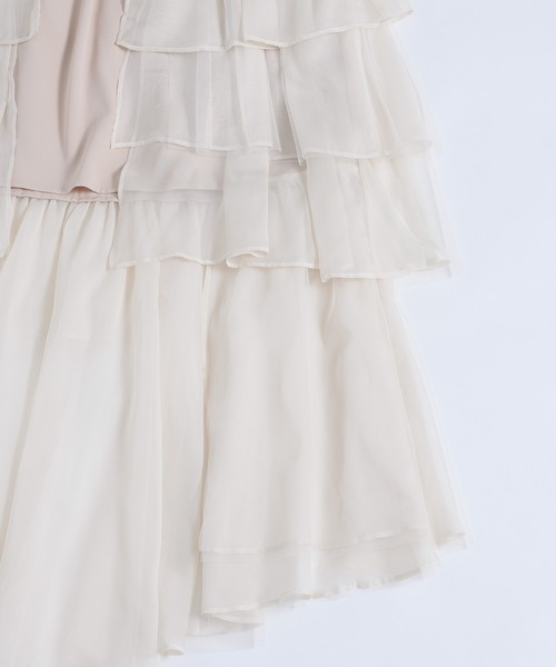 「J1U by LA BELLE ETUDE」 フリルスカート FREE ブラック レディース_画像8