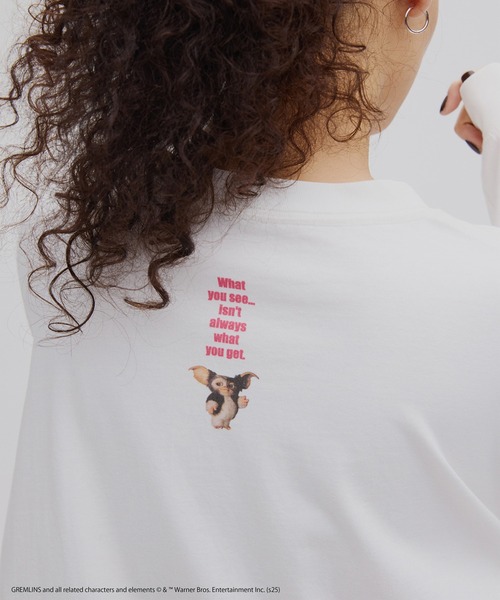 Ameri（アメリ） tシャツ GREMLINS PHOTO PRINT LONG SLEEVE TOP