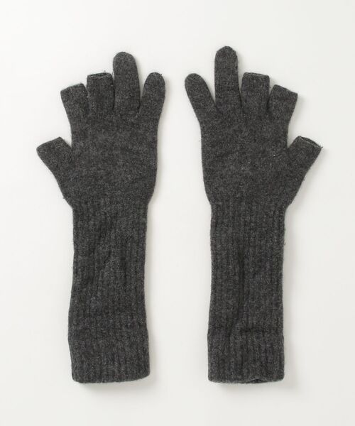「JOHN MASON SMITH」 手袋 - グレー レディース_画像2