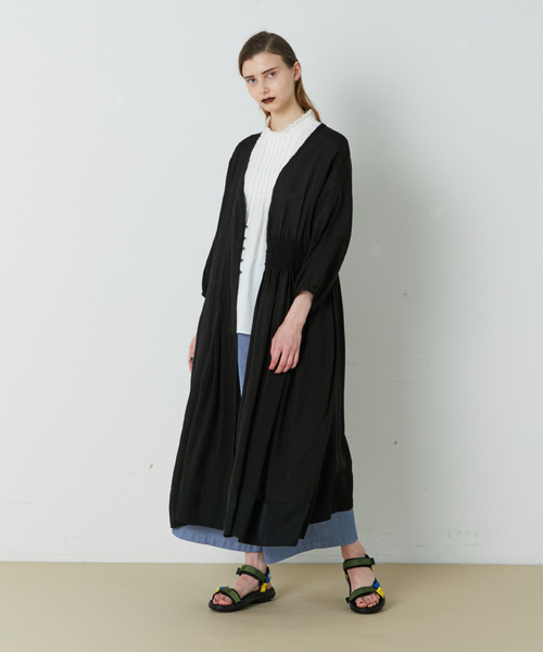 「FRAPBOIS」 長袖シャツ 1 ブラック レディース_画像6