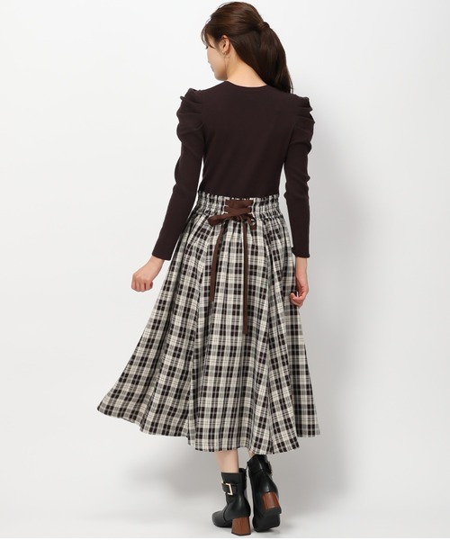 「MISCH MASCH」 ドッキングワンピース M グレー レディース_画像4