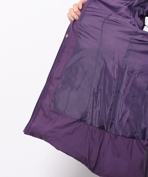 「FILA GOLF」 ダウンコート LARGE カーキ レディース_画像2