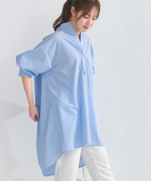 「PICCIN」 長袖ブラウス M オフホワイト レディース_画像4