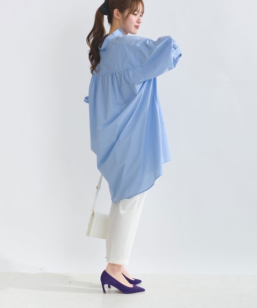 「PICCIN」 長袖ブラウス M オフホワイト レディース_画像9