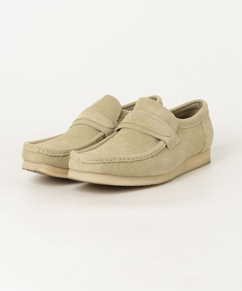 Clarks（クラークス） ローファー UK10.5 ベージュ メンズ : ZOZOTOWN
