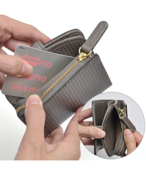 「CLEDRAN」 財布 FREE グレー レディース_画像8