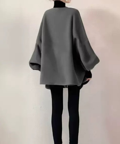 「CADBURY」 ノーカラージャケット SMALL グレー レディース_画像2