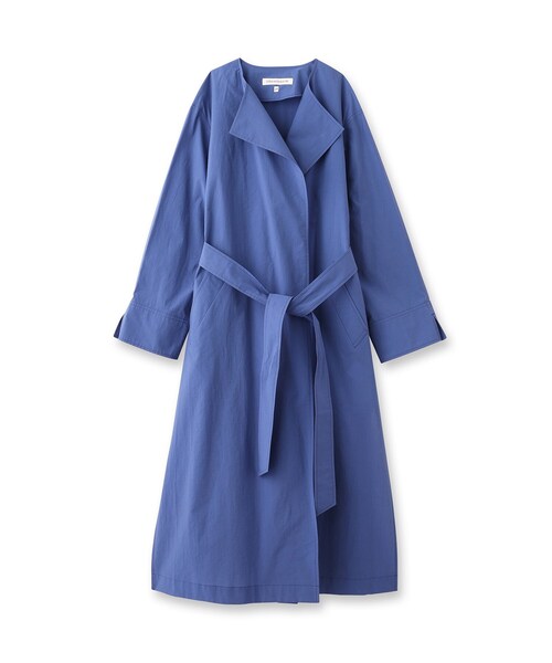 「DRESSTERIOR」 チェスターコート 34 ブルー レディース_画像2