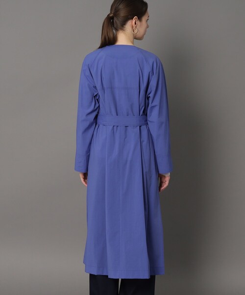 「DRESSTERIOR」 チェスターコート 34 ブルー レディース_画像5