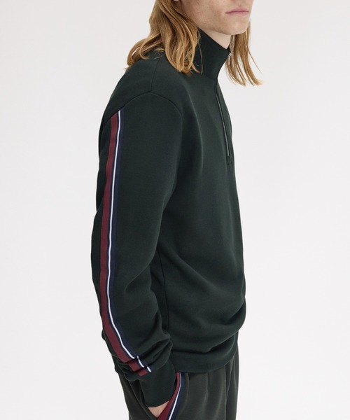 トレーナー スウェット Twisted Stripe Tape Half Zip／ツイストストライプテープハーフジップスウェットシャツ_2