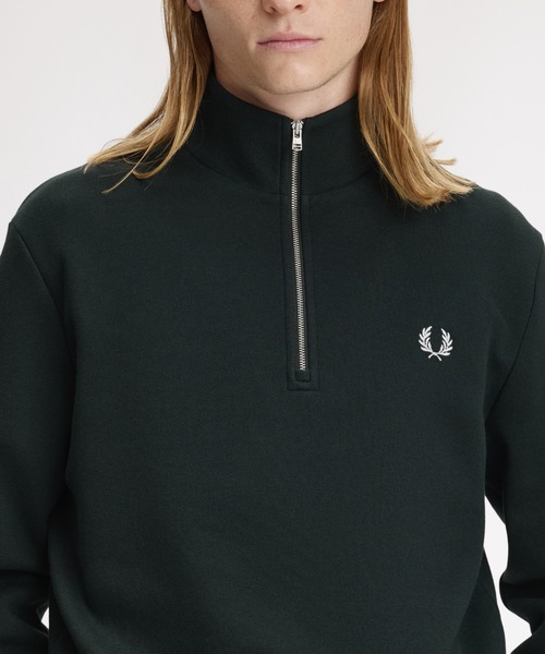 トレーナー スウェット Twisted Stripe Tape Half Zip／ツイストストライプテープハーフジップスウェットシャツ_3
