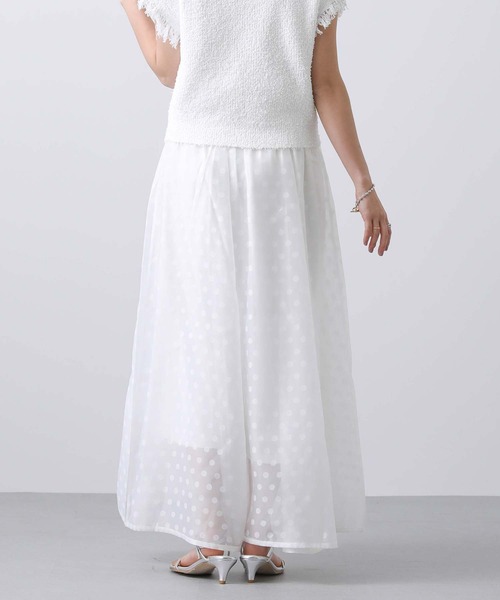 「Torrazzo Donna」 フレアスカート FREE オフホワイト レディース_画像7