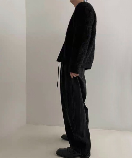 「Theater code」 ニットカーディガン FREE ブラック メンズ_画像4