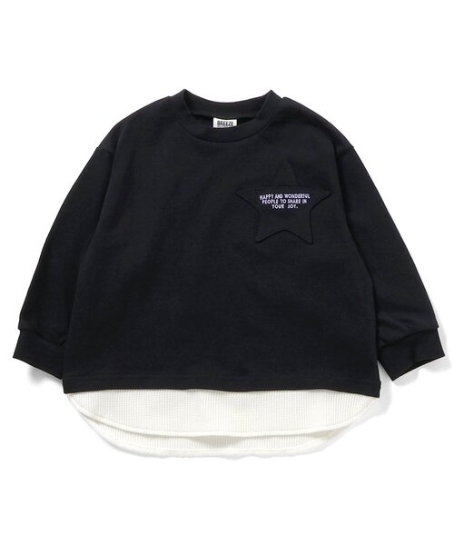 BREEZE（ブリーズ） tシャツ ポケットレイヤード長袖Tシャツ キッズ
