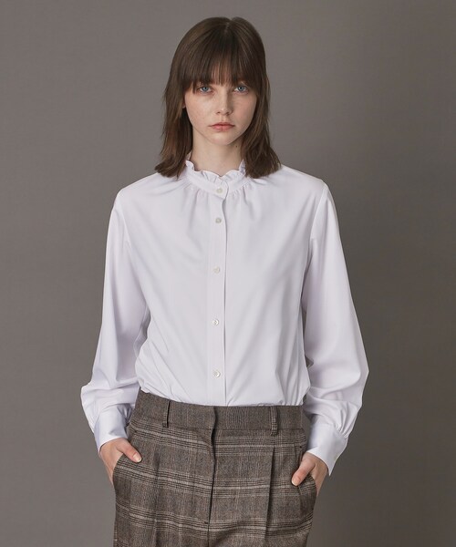 「DRESSTERIOR」 長袖ブラウス 38 オフホワイト レディース_画像2