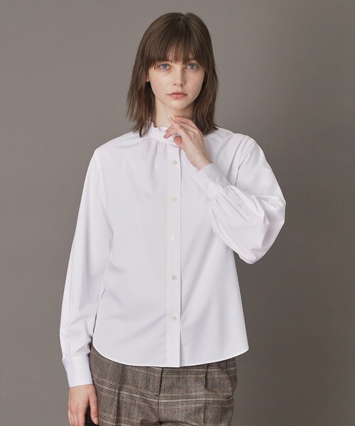 「DRESSTERIOR」 長袖ブラウス 38 オフホワイト レディース_画像4