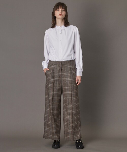 「DRESSTERIOR」 長袖ブラウス 38 オフホワイト レディース_画像8