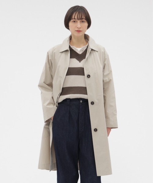 MHL.（エムエイチエル） ステンカラーコート コート PROOFED COTTON