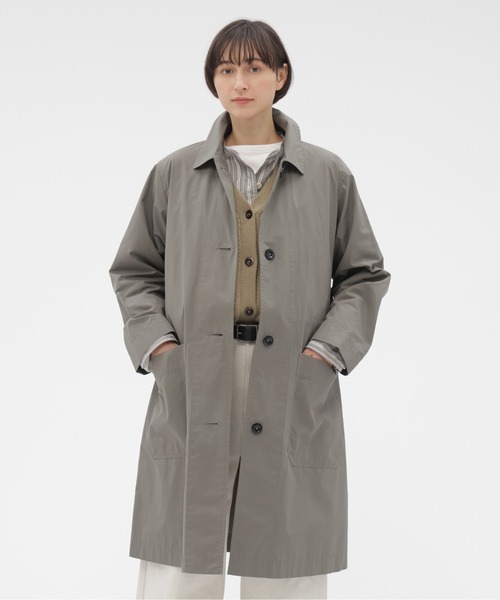 MHL ステンカラーコート PROOFED COTTON POPLIN MHL.（エムエイチエル） ステンカラーコート コート PROOFED COTTON