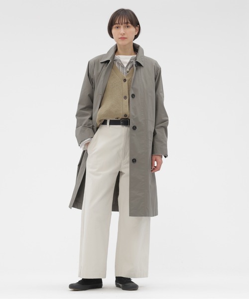 MHL.（エムエイチエル） ステンカラーコート コート PROOFED COTTON
