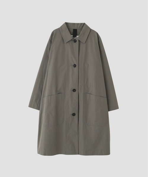 MHL. ステンカラーコート Lサイズ グレー MHL.（エムエイチエル）の「PROOFED COTTON POPLIN（ステンカラー