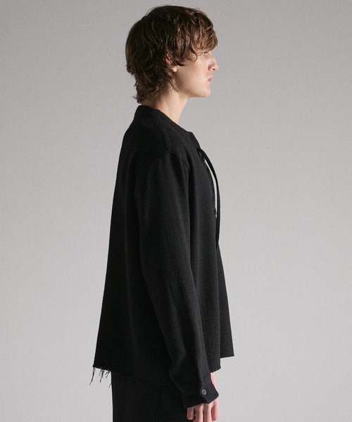 【GRANCY】レースアップライトメッシュプルオーバー GRANCY】Lace-Up Light Mesh Pullover / レースアップライトメッシュ
