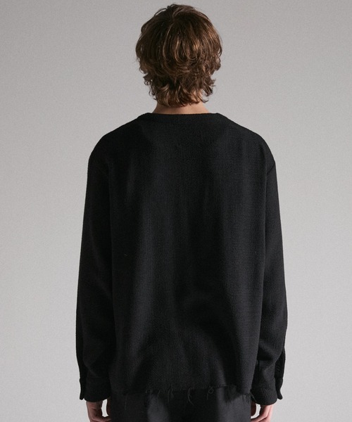 GRANCY tシャツ 「GRANCY」Lace-Up Light Mesh Pullover / レース
