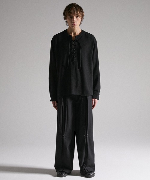【完売品】【GRANCY / グランシー】レイヤードセットアップ 上下sizeM GRANCY パンツ 「GRANCY」Layered Design Half Slacks / レイヤード