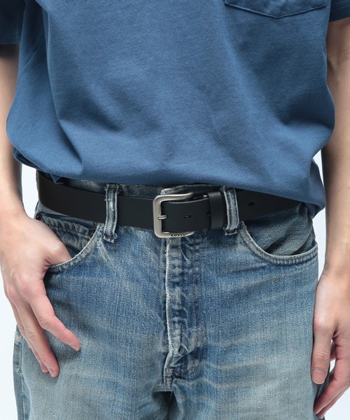 Levi's（リーバイス） ベルト ベーシック レザーベルト 牛革 牛床革