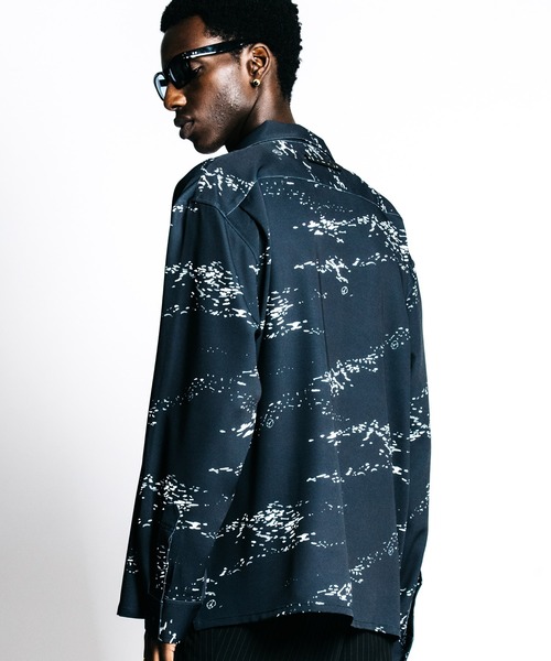 THE CRIMIE クライミー フラップポケットロング長袖シャツXL CRIMIE（クライミー） シャツ UNDERWORLD RIVER ALOHA L/S SHIRT