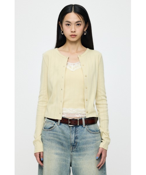 MOUSSY（マウジー） アンサンブル 「26年SS新作」LACY キャミ