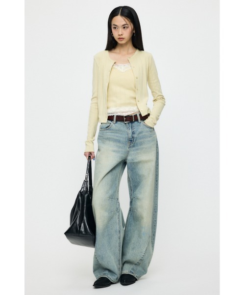今季完売♡MOUSSY WAIST TUCK カーディガン♡新品未使用タグ付き MOUSSY | WAIST SWITCHING カーディガン (カーディガン ) |SHEL'TTER