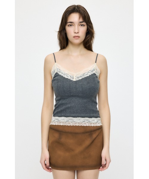 MOUSSY（マウジー） アンサンブル 「26年SS新作」LACY キャミ
