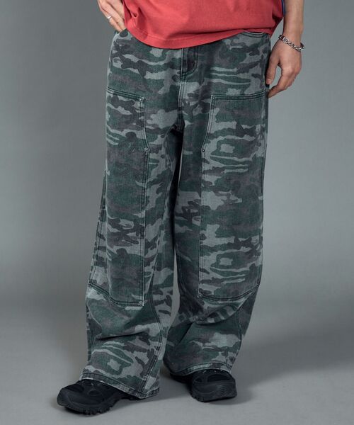 「SEQUENZ」 「sqnz」パンツ MEDIUM グレー メンズ_画像2