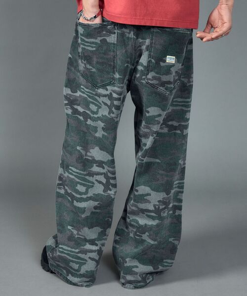 「SEQUENZ」 「sqnz」パンツ MEDIUM グレー メンズ_画像3