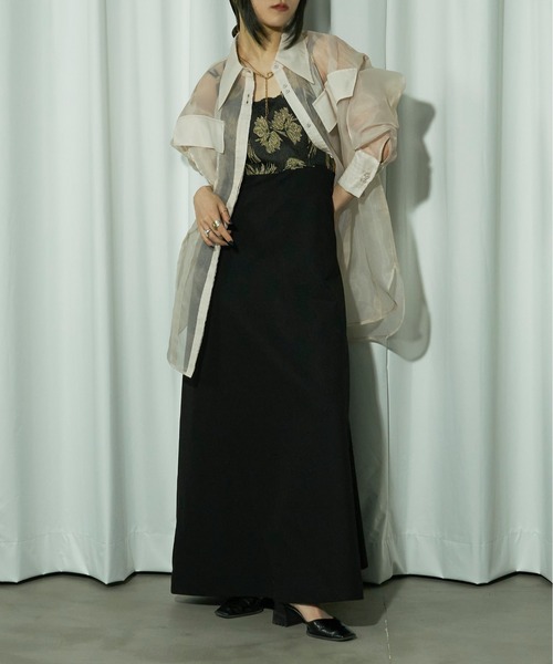 「Ezick」 長袖シャツ FREE グレー レディース_画像2