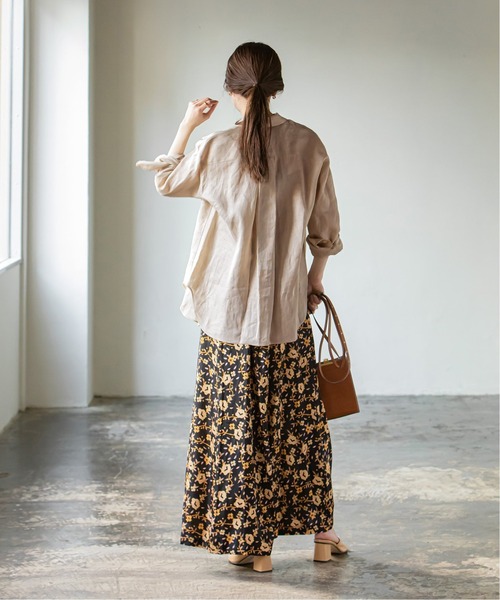 「NOBLE」 長袖シャツ FREE ベージュ レディース_画像10