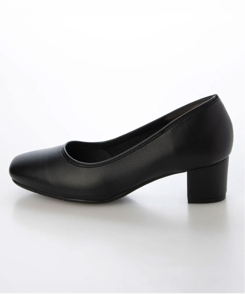 パンプス 入学式 卒業式 CHICSLICK 晴雨兼用3Dインソールスクエアトゥ4.5cmパンプス