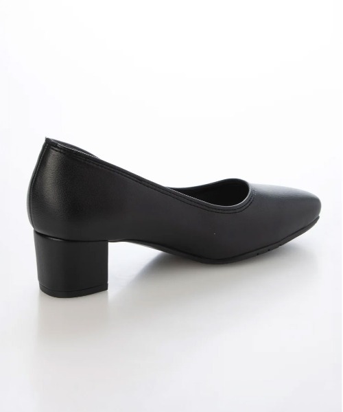 パンプス 入学式 卒業式 CHICSLICK 晴雨兼用3Dインソールスクエアトゥ4.5cmパンプス