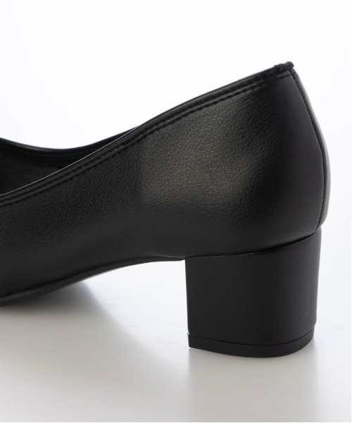 パンプス 入学式 卒業式 CHICSLICK 晴雨兼用3Dインソールスクエアトゥ4.5cmパンプス