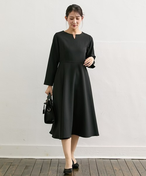 「Petitjo」 「theodore」長袖ワンピース - ネイビー レディース_画像2